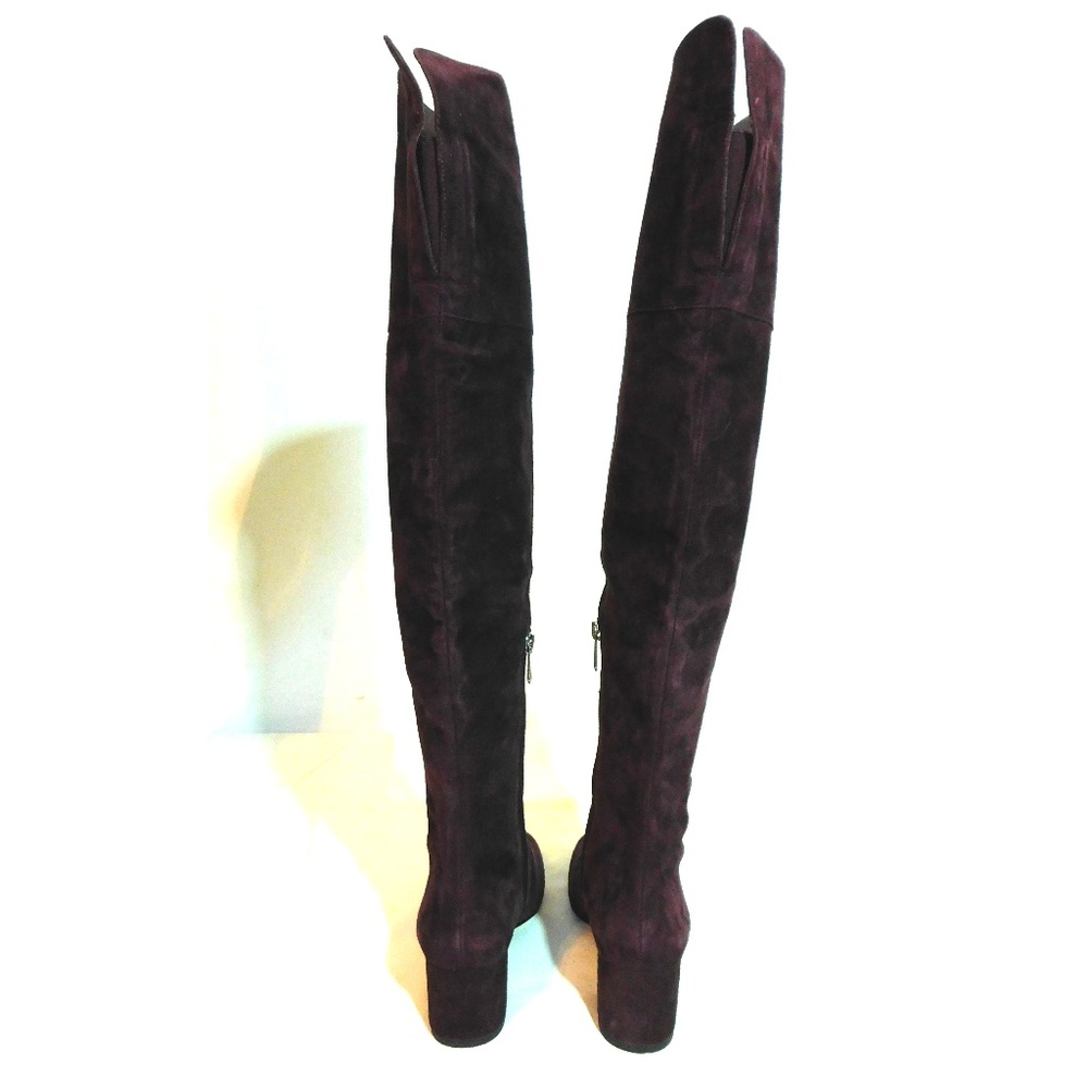 NEW Sam Edelman Elina Burgundy Over the Knee Boot - Picture 3 of 8
